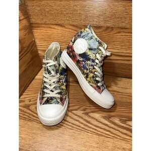 Converse Chuck Taylor All Star Lux Hi Floral Hidden Heel Wedge Women 7.5 EUC